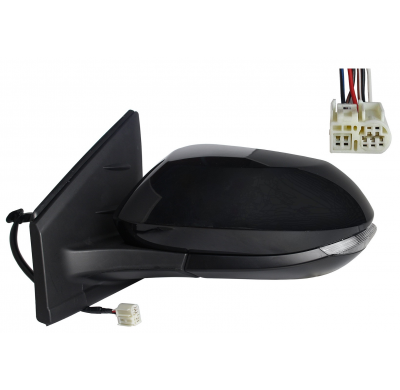 TOYOTA YARIS 5P 2020.02-*RETROVISOR IZQ ELECTRICO PARA PINTAR CONVEXO TERMICO CON PILOTO 6PIN