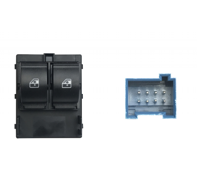 Citroen Nemo/Fiorino/Bipper 08-*Interruptor Puerta Delanter. Izq(2 Botones)8pin