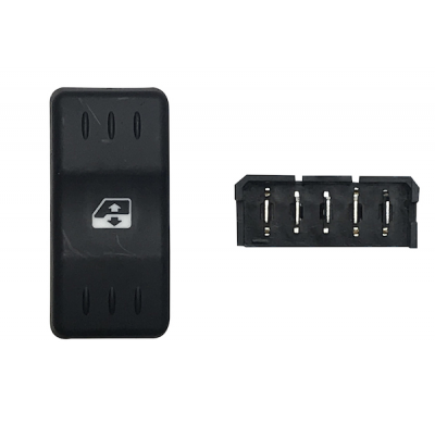 Dacia Logan 04-*Boton Elevalunas Delanter. Izq 5pin