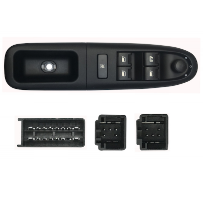 Peugeot 406 95-*Interruptor Puerta Delanter. Izq Con Sistema Confort +Esp(4 Botones)25pin