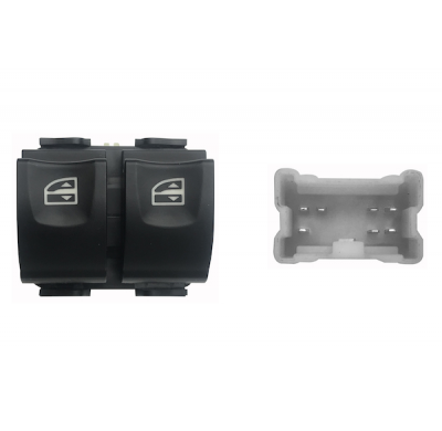 Renault Clio/Captur 13-*Interruptor Puerta Delanter. Izq (2 Botones) 7pin( Conector Amarillo)