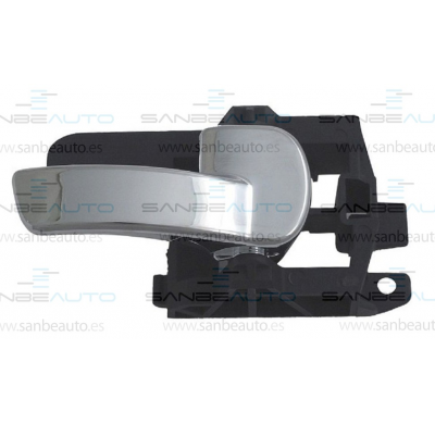 Nissan Qashqai 07-*Tirador Puerta Interior Delantero/Trasero Dch Cromado