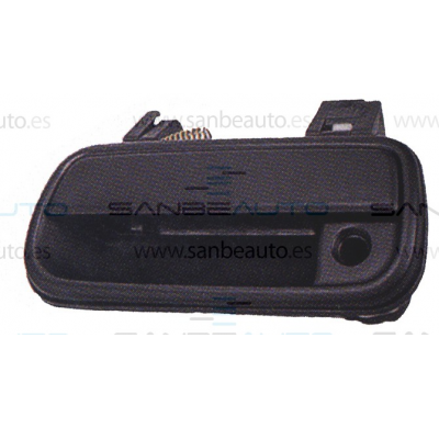 Toyota Hilux Ln145 98-*Puño Puerta Exterior Delantero Izq Negro