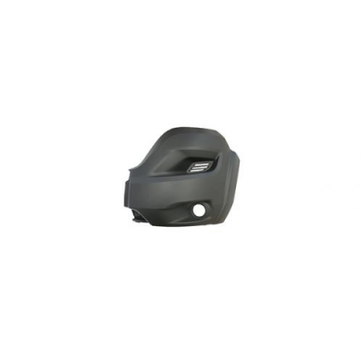 Fiat Duc/Jump/Box 14-*Punta Paragolpes Delantero Izq Gris Oscuro Liso Con Agujero Antiniebla (Modelo Con Molduras)