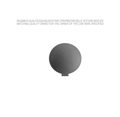 Fiat 500 15-*Tapa Gancho Remolque Paragolpes Delantero Para Pintar