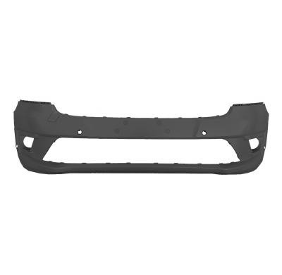 Ford Transit Connect 2018.06-*Paragolpes Delantero Negro Con Agujeros Antiniebla Con 4 Agujeros Sensor