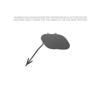 Opel Corsa 15-*Tapa Gancho Remolque Paragolpes Delantero Para Pintar