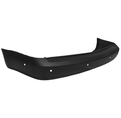 Vw Caddy 10-*Paragolpes Trasero Gris Oscuro Con 6 Agujeros Para Sensores Chasis Largo