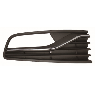 Vw Polo 14-*Rejilla Dch Paragolpes Delantero (Con Agujero Antiniebla Con Moldura Cromada Con Tapa)