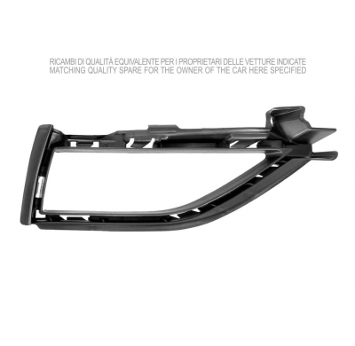 VW GOLF VII 2017.01-*REJILLA DCH PARAGOLPES DELANTERO CON AGUJERO ANTINIEBLA