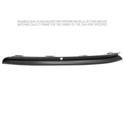 VW GOLF VII 2017.01-*MOLDURA SUPERIOR DCH NEGRO PARAGOLPES DELANTERO