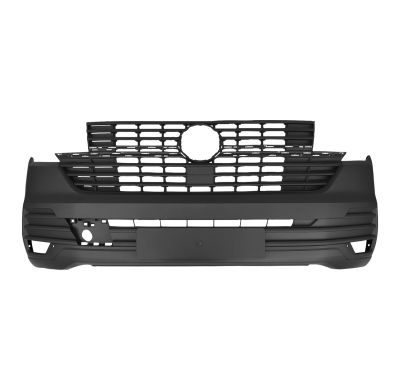 VW TRANSPORTER T6.1 2019.07-*PARAGOLPES DELANTERO NEGRO CON REJILLA SUPERIOR