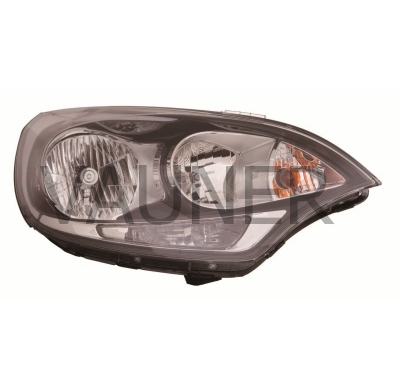 Kia Rio 11-*Faro Izq Con Regulacion Electrica Interior Negro H7/H1