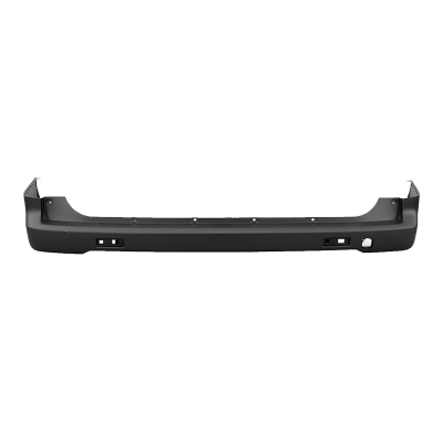 NISSAN NV200 10-*PARAGOLPES TRASERO NEGRO CON AGUJEROS PARA REFLECTOR