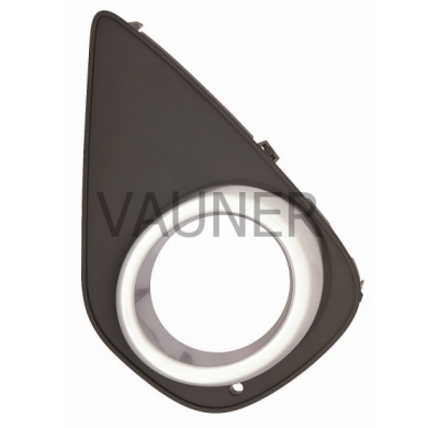 Toyota Yaris 15-*Rejilla Paragolpes Delantero Dch Con Agujero Antiniebla Para Pintar