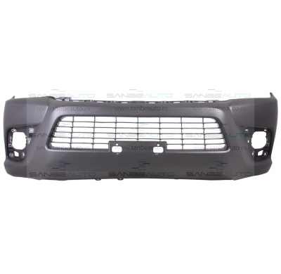 Toyota Hilux 16-*Paragolpes Delantero Negro Con Rejilla Inferior 2wd