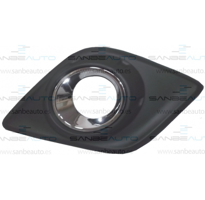 Toyota Hilux 16-*Rejilla Paragolpes Delantero Izq Con Agujero Antiniebla Y Con Aro Cromado