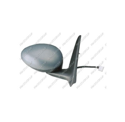 Espejo Izquierdo-Electrico-Negro-Termico-Con Sensor De Temperatura-Asferico/Cromado