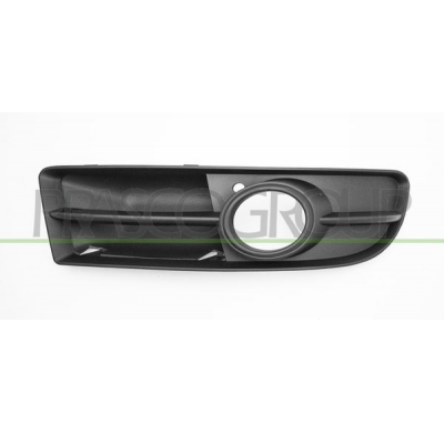 REJILLA DERECHA PARAGOLPES-NEGRA-CON AGUJEROS ANTINIEBLA-CERRADA MOD. S-LINE