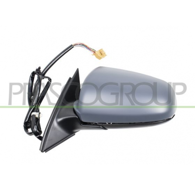 Retrovisor Derecho Electrico-Termico-Imprimado-Abatible Electricamente-Con Memoria-Asferico/Cromado-16h14p