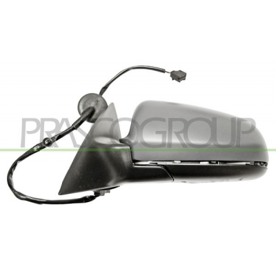 RETROVISOR IZQUIERDO-ELECTRICO-TERMICO-IMPRIMADO-CON LUZ CORTESIA-ASFERICO/CROMADO-16H6P