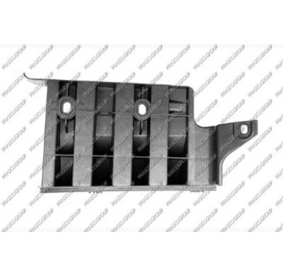 Soporte Central Izquierdo Paragolpes Trasero-Plastico Mod. 4 Puertas