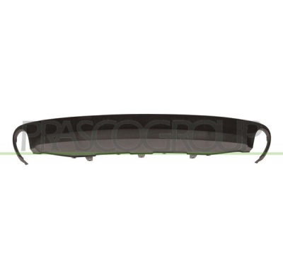 SPOILER PARAGOLPES TRASERO-NEGRO/GRANULADO-CON ESCAPE DERECHO/IZQUIERDO