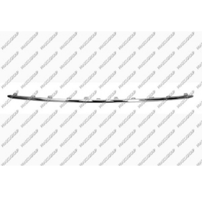 Moldura Central Paragolpes Trasero-Cromada