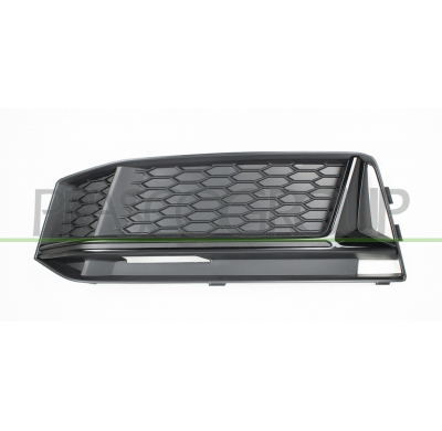 REJILLA IZQUIERDA PARAGOLPES-CON MOLDURA NEGRO BRILLANTE