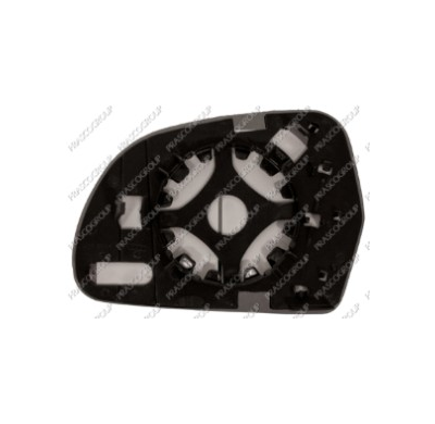 Cristal+soporte Derecho-Convexo-Cromado Audi Q3 2011->