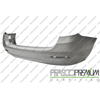 Paragolpes Trasero-Imprimado-Con Tapagancho-Con Marco Sensores Aparcamiento-Con Escape Izquierdo Mod. Familiar