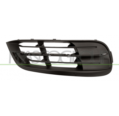 REJILLA DERECHA PARAGOLPES-NEGRA-NO AGUJEROS ANTINIEBLA-CON AGUJEROS MOLDURA