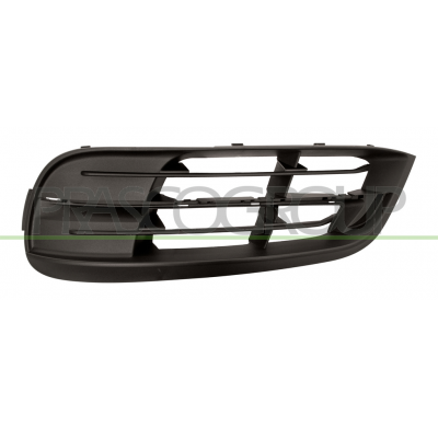 REJILLA IZQUIERDA PARAGOLPES-NEGRA-NO AGUJEROS ANTINIEBLA-CON AGUJEROS MOLDURA