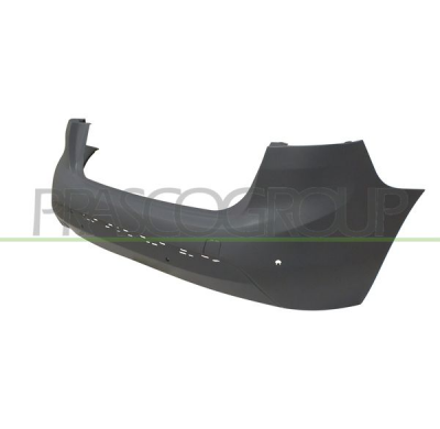 PARAGOLPES TRASERO-IMPRIMADO-CON AGUJEROS MOLDURA-CON AGUJEROS SENSORES APARCAMIENTO+SUPUERTOS MOD. ACTIVE