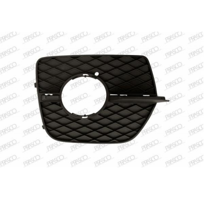 Rejilla Dch Paragolpes Negro Con Agujero Antiniebla Con Agujeros Para Moldura