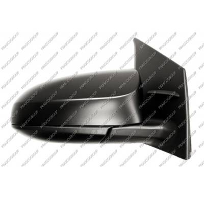 Retrovisor Derecho-Manual-Negro-Convexo/Cromado