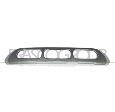 MOLDURA INFERIOR CENTRAL PARAGOLPES DELANTERO-PINTADA PLATA