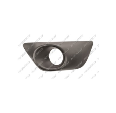 Rejilla Izquierda Paragolpes Granulada Negra Con Agujero Antiniebla