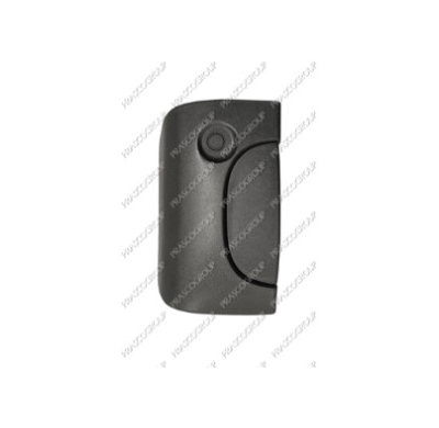 Maneta Exterior Porton Abatible-Sin Agujero Llave-Negra Nissan Kubistar 2003->