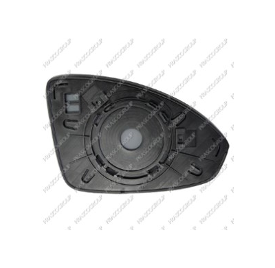 Cristal + Soporte Izq Convexo Cromado  Cruze 09>