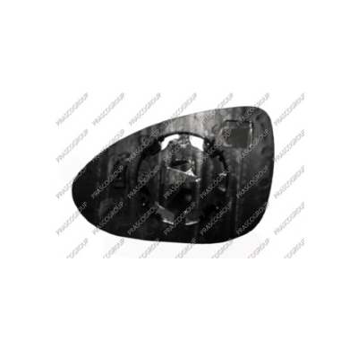 Cristal+soporte Derecho-Convexo-Cromado