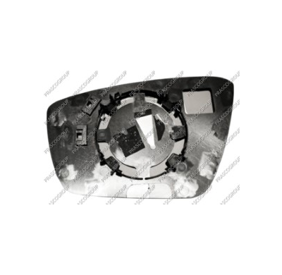 Cristal+soporte Derecho-Convexo-Cromado