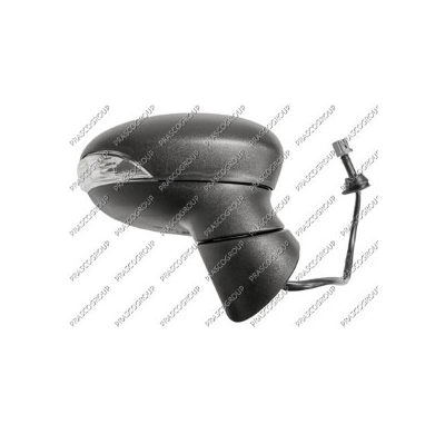 Retrovisor Derecho Electrico-Termico-Negro-Con Piloto-Asferico/Cromado-8h6p