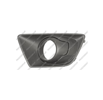 Rejilla Derecha Paragolpes-Negra-Con Agujeros Antiniebla-Abierta