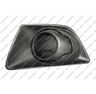 Rejilla Izquierda Paragolpes Negra Granulado-Con Antiniebla Tapado