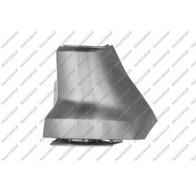 Punta Derecha Paragolpes Trasero-Negra-Lisa a Imprimar