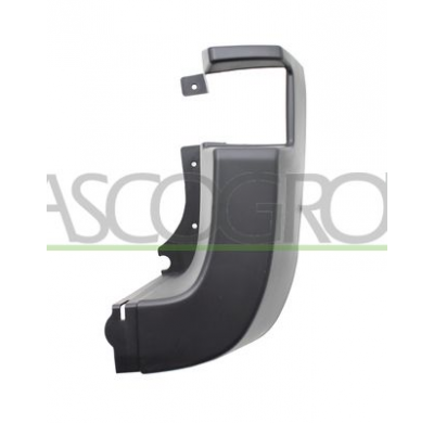 Punta Derecha Paragolpes Trasero-Negra