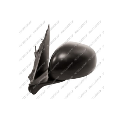 Retrovisor Izq  Negro Manual Convexo Cromado 500 L 12>