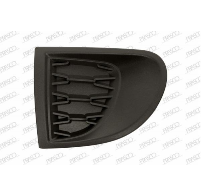 Rejilla Inferior Izq Paragolpes Delantero Negro Granulado - City Look