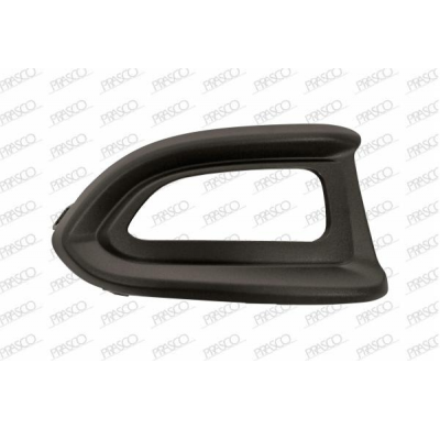 Rejilla Derecha Paragolpes-Granulada-Negra Con Agujeros Antiniebla